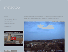 Tablet Screenshot of meteotop.ch
